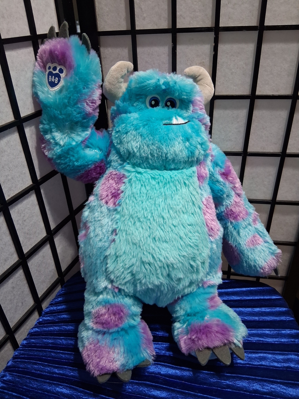 Build-A-Bear Blue & Purple Plush Monster